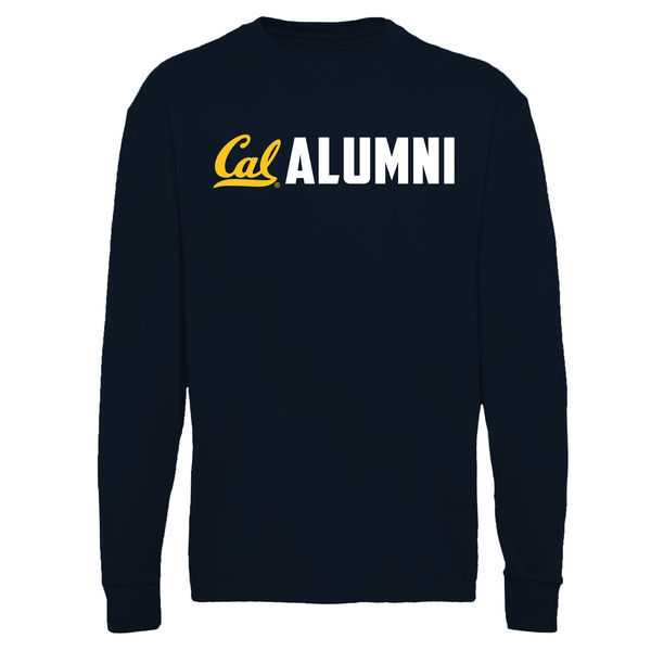 Cal Bears Wordmark Alumni Long Sleeve WEM T-Shirt - Navy Blue,We sell and wholesale Cal Bears Wordmark Alumni Long Sleeve WEM T-Shirt - Navy Blue on line form chian!